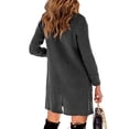 thumbnail image 5 of Sherrylily Women Open Front Cardigan Long Sweaters Cardigan Outerwear Button Down Coats, 5 of 5