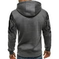 thumbnail image 4 of Men Hoodies Slim Fit Hooded Sweatshirt Outwear Sweater Warm Coat Jacket Hot, 4 of 7