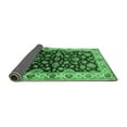 thumbnail image 2 of Ahgly Company Indoor Rectangle Oriental Emerald Green Industrial Area Rugs, 8' x 10', 2 of 4