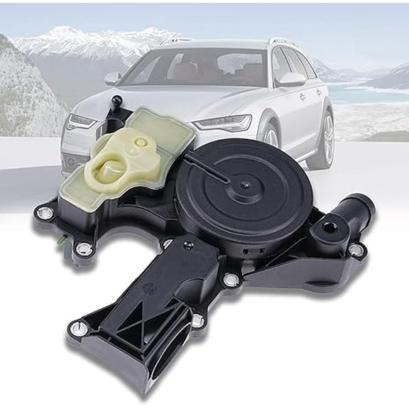 Oil Separator PCV Valve Cover Crankcase Vent Valve w/Gasket Compatible with 2012-2018 Audi Quattro A4 A5 A6 Q5 Allroad 2.0T OE#06H103495AE 06H103495J 06H103495AK