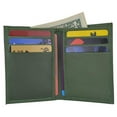 thumbnail image 2 of Men's Mini Slim Thin Bifold Genuine Leather ID Card Bill Holder Wallet, 2 of 43