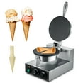 thumbnail image 1 of Máquina electrica para hacer conos de helado VEVOR, cono de waffle comercial, rollo de huevo, 1230 W, 1 of 9