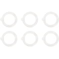 thumbnail image 2 of czcpp-Glass Co 6 Piece Fido Jar Replacement Gaskets, 3.25", White, 2 of 4
