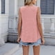 thumbnail image 4 of mfyjkho Camisetas Sin Mangas, Suéter Informal De Rayas De Color Liso Con Cuello En V Para Mujer, Primavera Y Verano Tops Bohemios Para Mujer M, 4 of 7