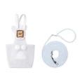 thumbnail image 2 of Parrot Flight Suit Diaper, Bird Clothes with Poop Catcher for Outdoor Walks, Reusable & Adjustable Harness Accessory for Parakeet Cockatiel Conure, Summer, 1Pack White, 2 of 6