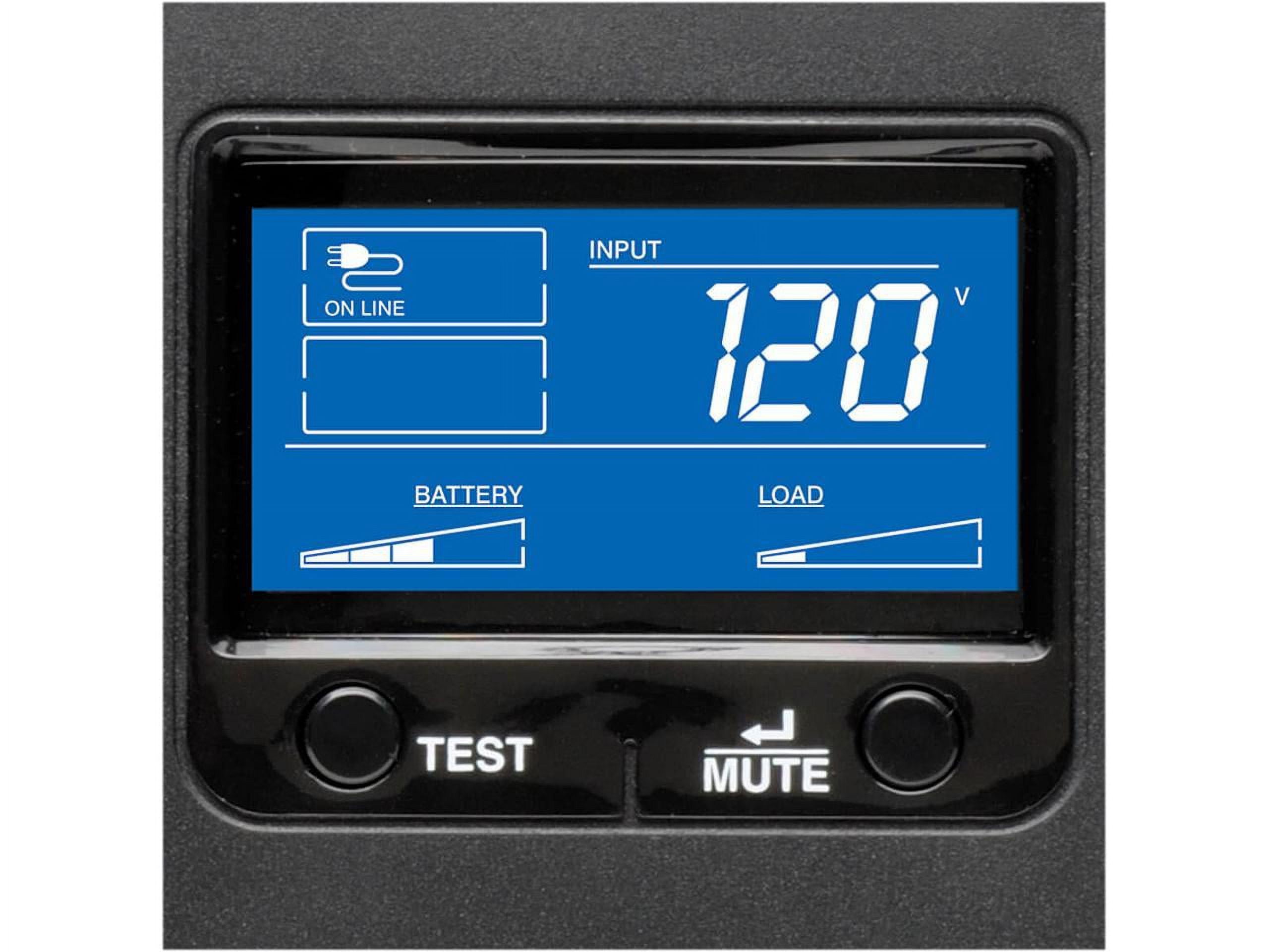 Tripp Lite UPS 1500VA 810W Battery Back Up Tower LCD USB 120V ENERGY STAR V2.0 (OMNI1500LCDT)