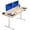 Bamboo/White, variant on VIVO Electric 60” x 24” Stand Up Desk | Black Table Top, Black Frame