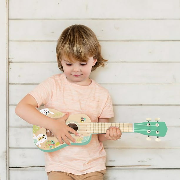 TOOLYLAND Jouet Musical - Guitare Miniature en Bois pour Enfants