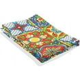 thumbnail image 2 of Coolnut Mexican Talavera Tapestry Aesthetic Tapestry Wall Hanging 90" x 60" Inches Home Decor Gifts, 2 of 6