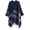 Navy, variant on Elegant Shawl Wraps for Women Vintage Pashmina Scarf for Women Large Poncho Warm Cardigan Coat Cape Blanket for Fall Winter
