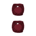 thumbnail image 2 of QualitChoice Chair Cushion Cover Seat Covers Backrest Protector Stretch Soild Color Dirt-Resistant Wedding Hotel Home Kitchen Wine Red 2PCS, 2 of 6