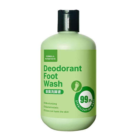 Sktrjpolfis 500ml Deodorizing Foot Wash, Sweat & Odor Remover, for Daily Home Foot Care