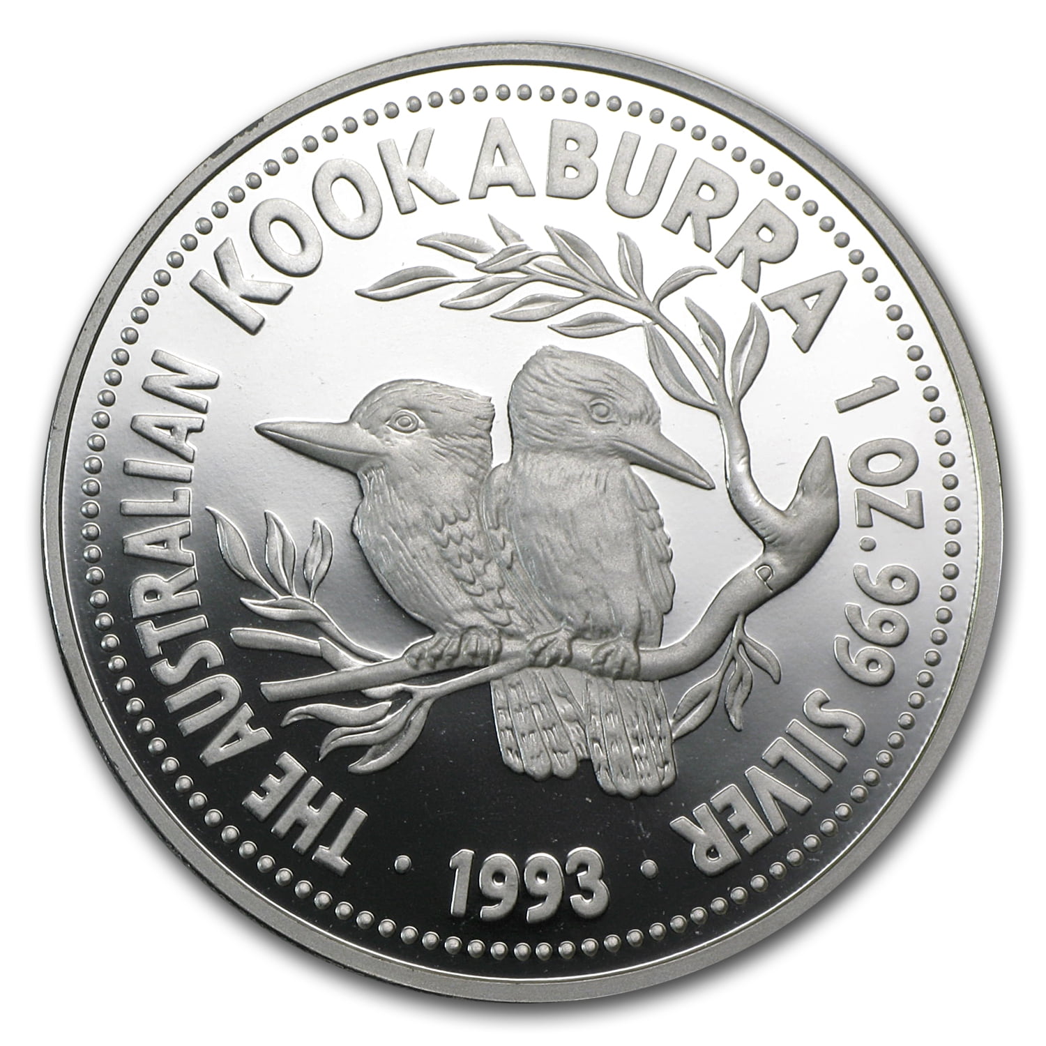 1993 Australia 1 oz Silver Kookaburra Proof - Walmart.com