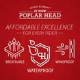 thumbnail image 3 of Jeffers Poplar Head Defense 1680 Denier Waterproof Turnout Blanket with Detachable Neck Cover 69", 240g Insulated Winter Horse Coat, Durable Outdoor Equestrian Rug, Adjustable Straps, Plymouth Brown, 3 of 8