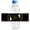 Black11, variant on Darling Souvenir PersonalizedWaterBottleLabels Black With Floral Self Adhesive Party Supplies Custom Text Stickers ForWaterBottleIdeal Engagement Party, Wedding Announcement Party- Pack Of 32