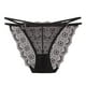 thumbnail image 1 of Calzoncillos De Lencería De Encaje De Cintura Baja Para Mujer Sexy Ropa Interior Tallas Grandes (Negro Xxl Tmvgtek Mujer, 1 of 4