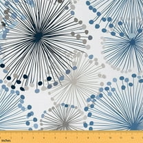 Feelyou Farmhouse Dandelion Fabric by the Yard 5 Yards, Plant Botanical Room Decor Fabric by the Yard, Teens Boys Girls Kids Fabric for Sewing, Lightweight Room Decor