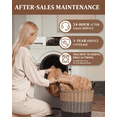 thumbnail image 6 of GARVEE Queen Electric Blanket 84" x 90", Dual Control with 10 Heat Settings, Khaki, 6 of 7