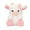 As show, variant on Cow Toy, Stuffed Animal Toy, Cute Strawberry Cow Doll Soft Plush Filled Animal Kids Gift, 7.87-Inch Small Size Soft Fabric Easter Toy for Children and Family, Skin Friendly and Flexible Design