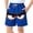 Blue, variant on ZACPNCV Boys Swim Trunks Funny Cartoon Face Print Quick Dry Beach Shorts Kids Casual Board Shorts Summer Pool Vacation