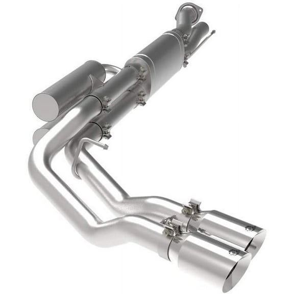 aFe Power Rebel Series 3 IN 409 Stainless Steel Cat-Back Exhaust System w/Polished Tip Ford F-250/F-350 17-20 V8-6.2/7.3L 49-43117-P Fits select: 2017-2023 FORD F250, 2017-2023 FORD F350