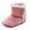 Pink, variant on Lovebay Baby Boys Girls Cotton Booties First Walkers Outdoor Snow Shoes Toddler Warm Boots