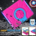 thumbnail image 4 of Funda DICEKOO Kids para iPad 10.2 de novena, octava y séptima generación con pantalla rosa, 4 of 7