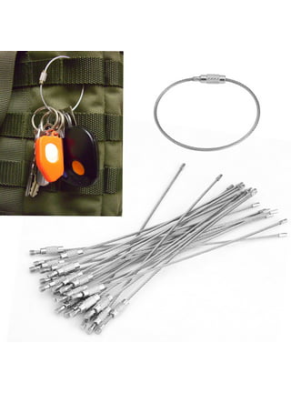 Locking Key Ring to Prevent Unauthorized Key Removal, Key-Trol Chrome  Plated Metal Lock Body (Inventory Stock)