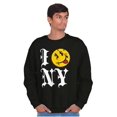 thumbnail image 5 of I Love NY Tongue Out Money Eyes Face Sweatshirt for Men or Women Brisco Brands S, 5 of 6