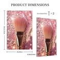 thumbnail image 3 of Fuzoiu Makeup Brush on Pink Glitter Print Single Duplex Outlet Cover Plate, Light Switch Cover, for Receptacle Light Switch, Switch Cover Decorative Wallplate-Style V, 3 of 6
