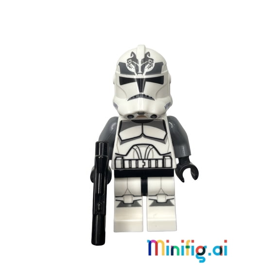LEGO Star Wars 104th Wolfpack Clone Trooper Mini Figure 2014 with Short Blaster