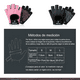 thumbnail image 3 of Guantes Gym Deporte Crossfit Unisex Rosa-M Malubero Malu1792, 3 of 3