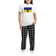 thumbnail image 5 of CafePress - Glory To Ukraine Pajamas - Women's Short Sleeve Print T-Shirt and Pants Light Cotton Pajama Set, 5 of 7