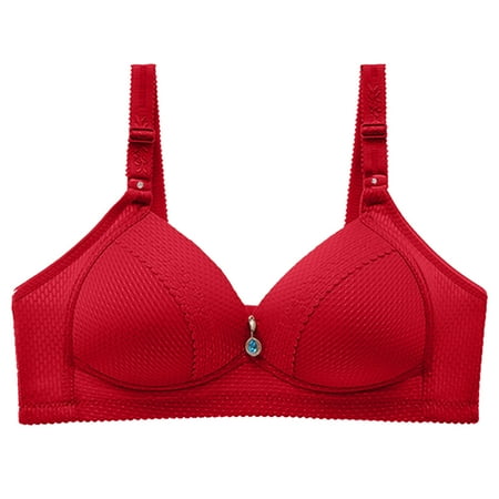 Fesfesfes Bras for Women Wireless Ladies Fashion Bowknot Printing Comfortable Hollow Out Bra Underwear Bras Womens Bra