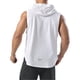 thumbnail image 2 of Sudadera Deportiva Para Hombre Camisetas Sin Mangas Sin Mangas Entrenamiento Gimnasio Culturismo Músculo Camiseta De Secado Rápido - Blanco, 2 of 7