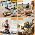 thumbnail image 5 of Package Bento Box Meal Prep Containers with Lid 2 Compartment, 35 Oz, 20-Pack, 5 of 7