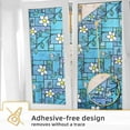 thumbnail image 3 of Window Film Privacy, Stained Non Adhesive Static Cling, Tint Decorative Window Stickers , 3D Decorative Colorful Glass Film Heat Control UV Blocking for Kitchen Living Room House 23.6 x 78.7 Inch, 3 of 8