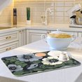 thumbnail image 6 of Yayeee Dish Drying Mat for Kitchen Counter 18"x24" Microfiber Absorbent Pad, Dark Floral, 6 of 7