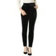 thumbnail image 1 of Allegra K Pantalón De Terciopelo De Pierna Ancha Elástica Con Bolsillos Y Cintura Alta Para Mujer Negro M, 1 of 6