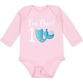 thumbnail image 3 of Inktastic 1st Birthday Mermaid Party Girls Long Sleeve Baby Bodysuit, 3 of 5