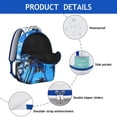 thumbnail image 4 of Hawaii Tropical Wind Palm Leaves Backpack: Durable Lightweight Design for School Students, Large Capacity Laptop Daypack with Padded Sleeve, Perfect Gift for Campus Commute, 4 of 6