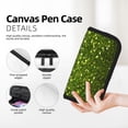 thumbnail image 2 of Fotbe Green Glitter Sparkle Pattern Pencil Case,Canvas Pen Case, Multi- Slot Pencil Pouch, Portable Pencil Bag, Pen Case for& Office, Makeup Bag ,Zipper Pouch, 2 of 6