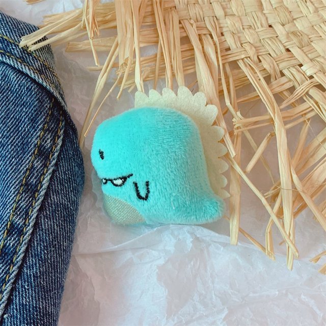 Lindo broche estereoscópico de cocodrilo de boca grande creativo de dibujos animados, accesorios para bolsos y ropa, broche de monstruo de ojos grandes y suaves