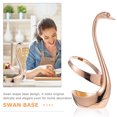 thumbnail image 3 of WEUVEB 1Jgo Soporte Decorativo En Forma De Cisne Dorado Para Cubiertos En Cocina O Cafetería, 3 of 8
