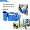 thumbnail image 4 of 1 bolsa de comida para perros azul, bolsa de bocadillos para entrenamiento de cachorros, bolsa para cinturón para correr, cinturón ajustable, soporte para botella de agua, adecuado para caminar y correr oso de fresa Electrónica, 4 of 5