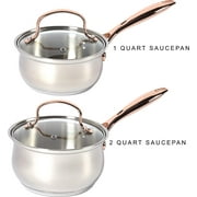 Denmark Tools for Cooks Celebrations Cookware Collection 10 Piece Heavy Gauge Stainless Steel Cookware Set