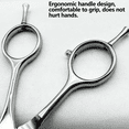 thumbnail image 4 of Silver Dog Grooming Scissors, Up Curved Thinning Scissors for Pet Hair Beauty, Suitable for Pet Groomer and Home Use, Thining Rate 30%, 4 of 5