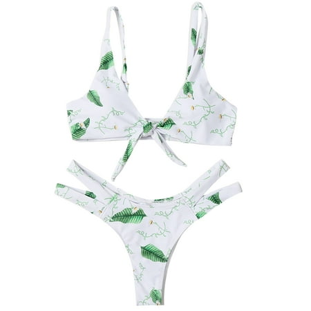 

fvwitlyh Bikini Sets for Womens Swimsuit with Shorts Split Solid High Multi Bikini Women Color Waist Swimsuit Color Sports Bra And Shorts Bikinis