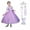 Dress with Accessories, variant on Girls Princess Rapunzel Dresses Costume Long Sleeve Tulle Dress up for Halloween Cosplay Christmas Xmas Party
