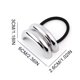 thumbnail image 4 of Corbata Metal para El Mujer Coleta Doble (plata), 4 of 4